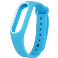 Ремешок Xiaomi для Mi Band 2 (голубой/белый)