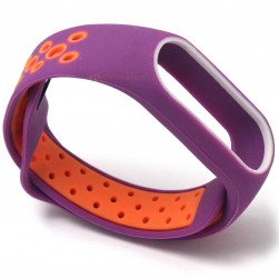 Спортивный ремешок для Xiaomi Mi Band 2 Фиолетовый