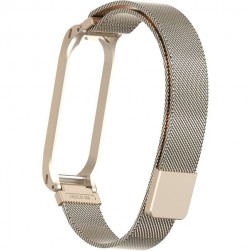 Браслет Rumi Milanese loop металлический для Xiaomi Mi Band 3, Mi Band 4 (медный)