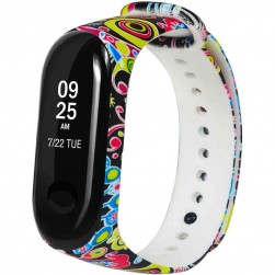 Ремешок силиконовый Rumi для Xiaomi Mi Smart Band 6, Mi Band 5 (цирк)