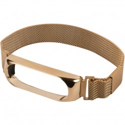 Браслет Rumi Milanese loop металлический для Xiaomi Mi Band 3, Mi Band 4 (пепел розы)