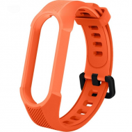Ремешок силиконовый Rumi для Xiaomi Mi Smart Band 6, Mi Band 5 (красный) 