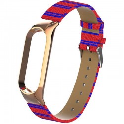 Ремешок Rumi Ecoleather для Xiaomi Smart Band 8 (красный/синий)