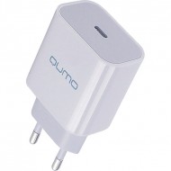 Зарядное устройство Qumo Energy light USB Type-C PD 3A, 20 Вт (белый)
