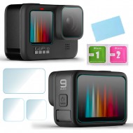 Комплект защитных стекол Zarrumi TG-910 для GoPro HERO12 / HERO11 / HERO10 / HERO9