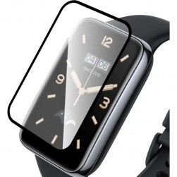 Защитное стекло Rumi для Xiaomi Mi Smart Band 7 Pro (с черной рамкой)