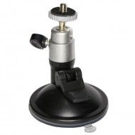 Присоска для регистратора с резьбой 1/4'' (Zarrumi HD-004S) Серебристая