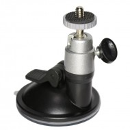 Присоска для регистратора с резьбой 1/4'' (Zarrumi HD-004S) Серебристая