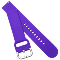 Силиконовый спортивный ремешок Rumi для часов 20 мм (L, фиолетовый