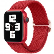 Плетеный ремешок Rumi Wick для Apple Watch 38 / 40 / 41mm (красный)