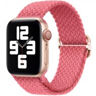 Плетеный ремешок Rumi Wick для Apple Watch 38 / 40 / 41mm (розовый)