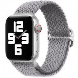 Плетеный ремешок Rumi Wick для Apple Watch 38 / 40 / 41mm (серый)