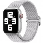 Плетеный ремешок для Apple Watch 38/40/41mm (светло-серый)