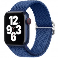 Плетеный ремешок Rumi Wick для Apple Watch 42 / 44 / 45mm (темно-синий)