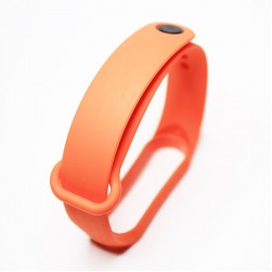 Ремешок Rumi силиконовый для Xiaomi Mi Band 5 / 6 (оранжевый)