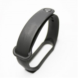 Ремешок Rumi силиконовый для Xiaomi Mi Band 5 / 6 (черный)