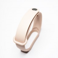 Ремешок Rumi силиконовый для Xiaomi Mi Band 5 / 6 (молочный шоколад)