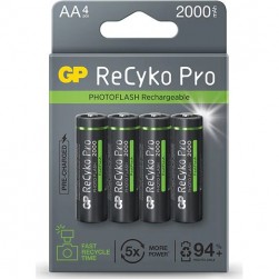 Аккумуляторы GP ReCyko Pro 2000mAh AA 4 шт