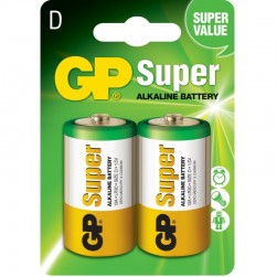 Батарейка GP Super LR20/13A (2 шт)