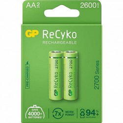 Аккумулятор GP ReCyko AA 2600mAh 2 шт