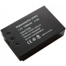 Аккумулятор Canon LP-E12 (аналог) для фотоаппарата EOS M M3 M50 100D
