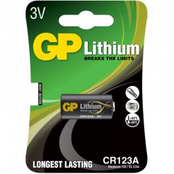 Батарейка GP Lithium Pro CR123A 3V