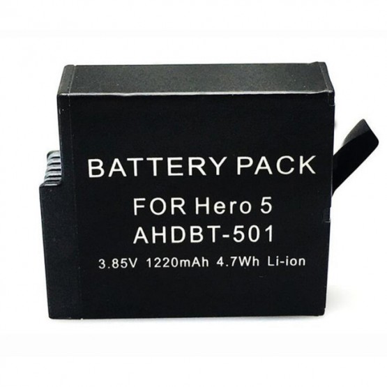 Аккумулятор GoPro AABAT-001 (аналог) для HERO7 Black, HERO6 Black, HERO5 Black, HERO (2018)