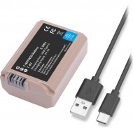 Аккумулятор Zarrumi TNP-FW50 с входом USB Type-C аналог Sony NP-FW50