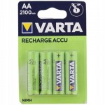 Аккумуляторы Varta Racharge Accu 2100mAh AA (4 шт)