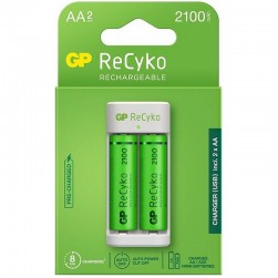 Зарядное устройство GP E211 + 2x2100mAh AA 