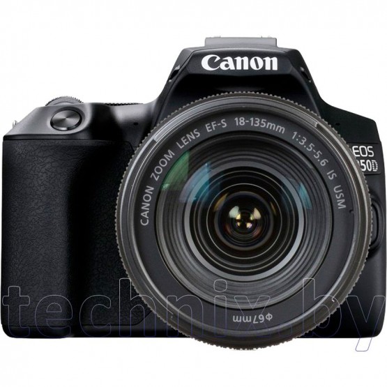 Цифровой фотоаппарат Canon EOS 250D Kit 18-135 IS USM Белый