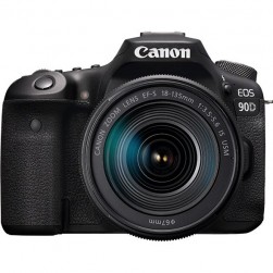 Зеркальный фотоаппарат Canon EOS 90D Kit 18-135 IS USM