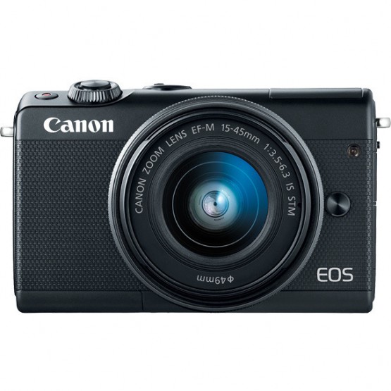 Беззеркальный фотоаппарат Canon EOS M100 Kit 15-45mm IS STM черный цвет