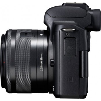 Беззеркальный фотоаппарат Canon EOS M50 Kit 15-45 IS STM Черный цвет