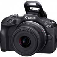 Беззеркальный фотоаппарат Canon EOS R100 kit 18-45 + 55-210 Черный цвет