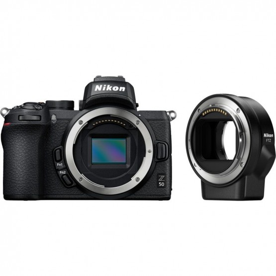 Беззеркальный фотоаппарат Nikon Z50 Body с адаптером Nikon FTZ