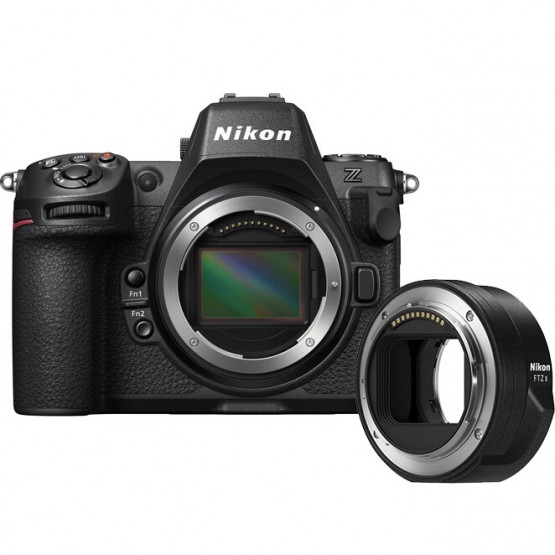 Беззеркальный фотоаппарат Nikon Z8 Body Черный цвет с адаптером FTZ II