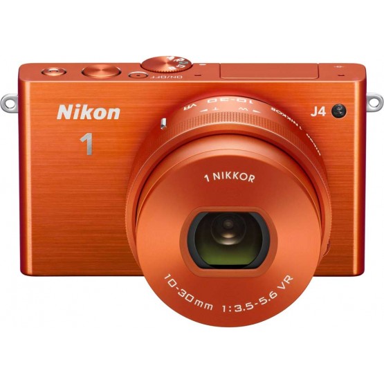 Беззеркальный фотоаппарат Nikon 1 J4 Kit 10-30 оранжевый