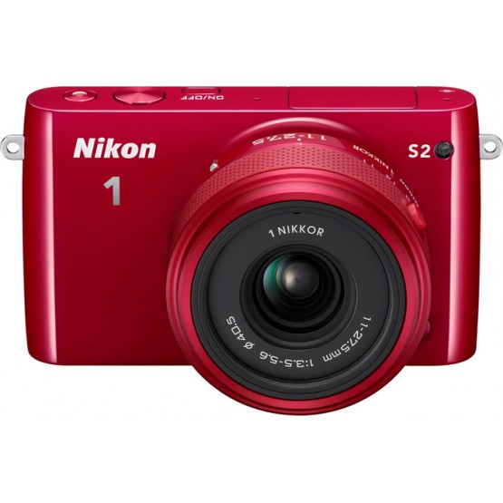 Беззеркальный фотоаппарат Nikon 1 S2 Kit 11-27.5mm красный