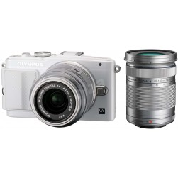 Olympus PEN E-PL6 Double Kit 14-42mm II R + 40-150mm R белый