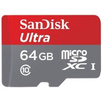 Карта памяти SanDisk Ultra microSDXC 64Gb Class 10 UHS-I U1 A1 100mb/s
