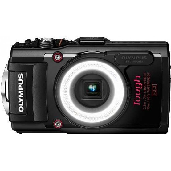 Фотоаппарат Olympus Stylus Tough TG-4 черный в комплекте с кольцом подсветки LG-1