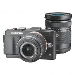 Olympus PEN E-PL6 Double Kit 14-42mm II R + 40-150mm R черный
