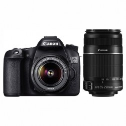 Canon EOS 70D Double Kit 18-55mm IS II + 55-250 IS II