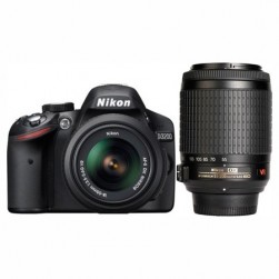 Nikon D3200 Double Kit 18-55mm VR II + 55-200mm VR II