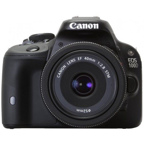 Зеркальный фотоаппарат Canon EOS 100D Kit 40mm f/2.8 STM черный