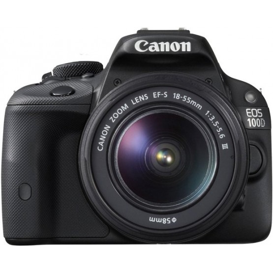 Зеркальный фотоаппарат Canon EOS 100D Kit 18-55mm III черный