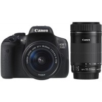 Canon EOS 750D Double Kit 18-55mm IS STM + 55-250mm IS STM