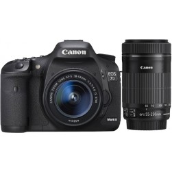 Зеркальный фотоаппарат Canon EOS 7D Mark II Double Kit 18-55mm IS STM + 55-250mm IS STM
