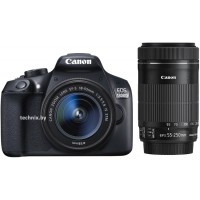 Canon EOS 1300D Double Kit 18-55mm IS STM + 55-250mm IS STM